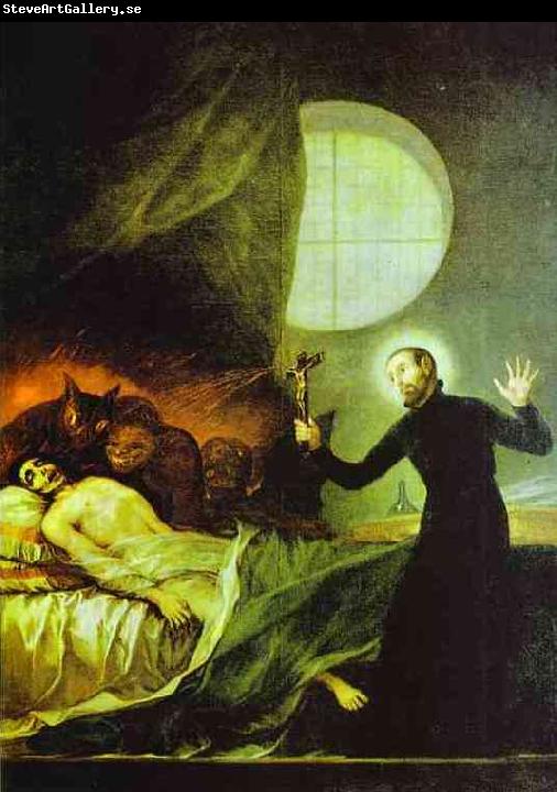 Francisco Jose de Goya St.Francis Borgia Exorsizing